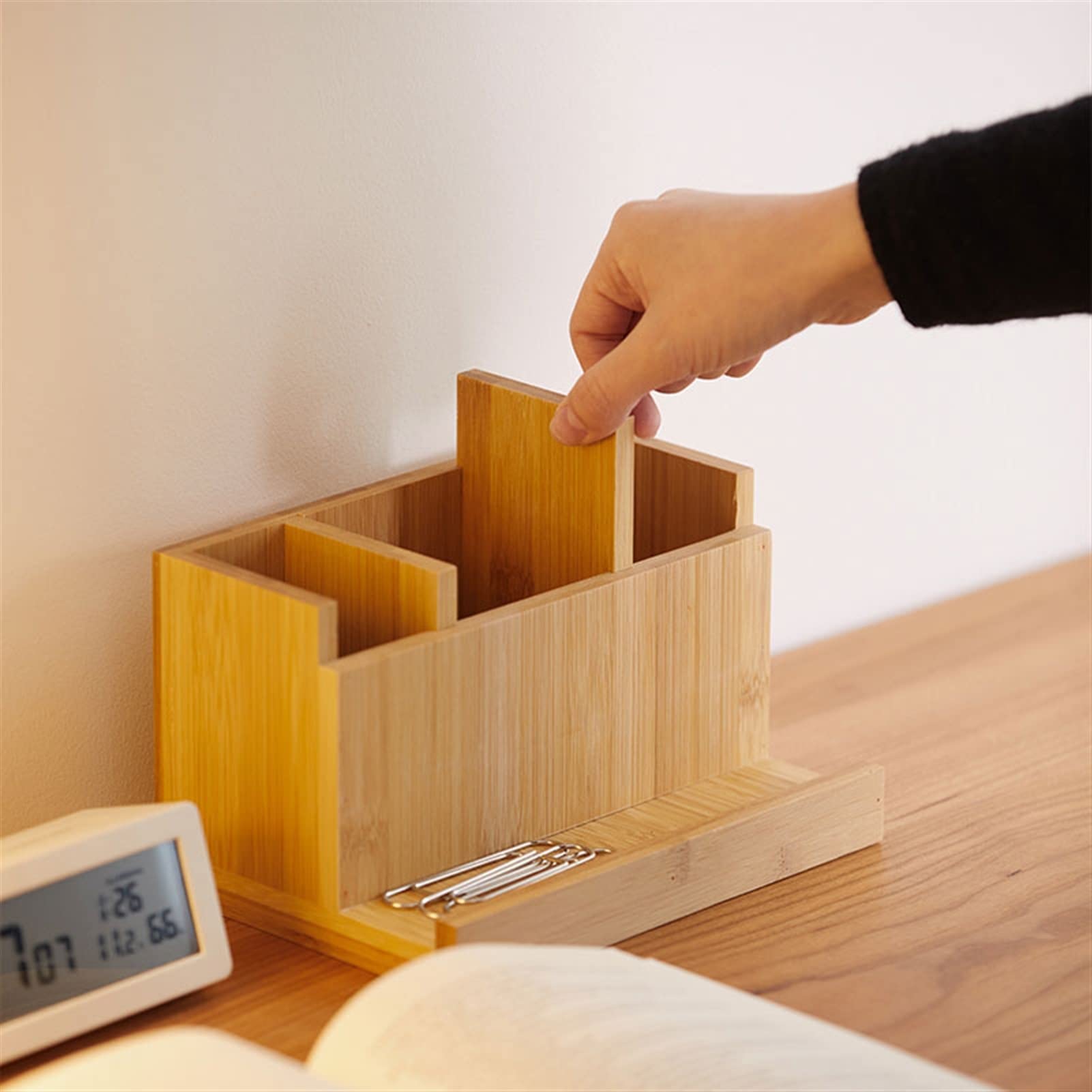 Stifteköcher Stiftbecher Stifthalter Office Desk Multifunktionales Bleistift Visitenkarte Speicher Rack Student Desktop Bleistift Lineal Pinsel Stifthalter Stifthalter Stifteköcher Schreibtisch