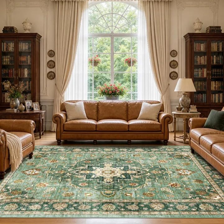 Brevonox Washable 8x12 Rug