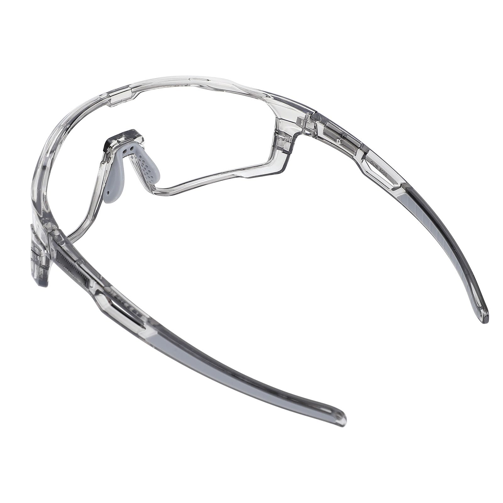 Hidyliu Photochrome Fahrradbrille, UV400, polarisiert, Sport-Sonnenbrille für Rennen, Fahren, Wandern, Herren und Damen, leicht