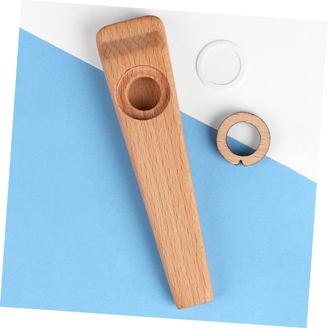 SUPVOX Accesorios para Kazoo para Principiantes Ukelele Guitarra Compañero Kazoo Instrumento Musical de Rendimiento Madera Fácil de Aprender Profesional