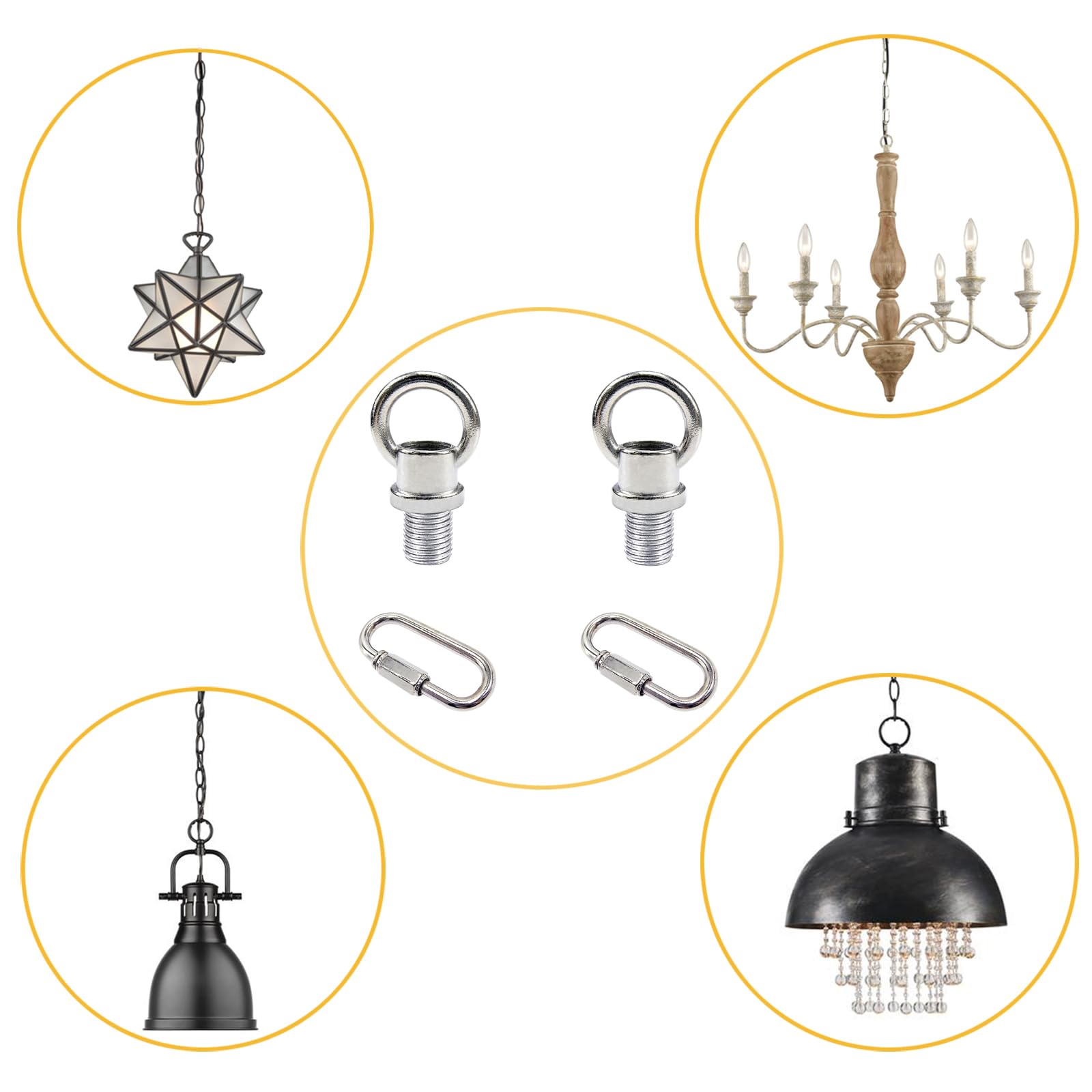ECUDIS Lighting Loops - Nickel Finish -4
