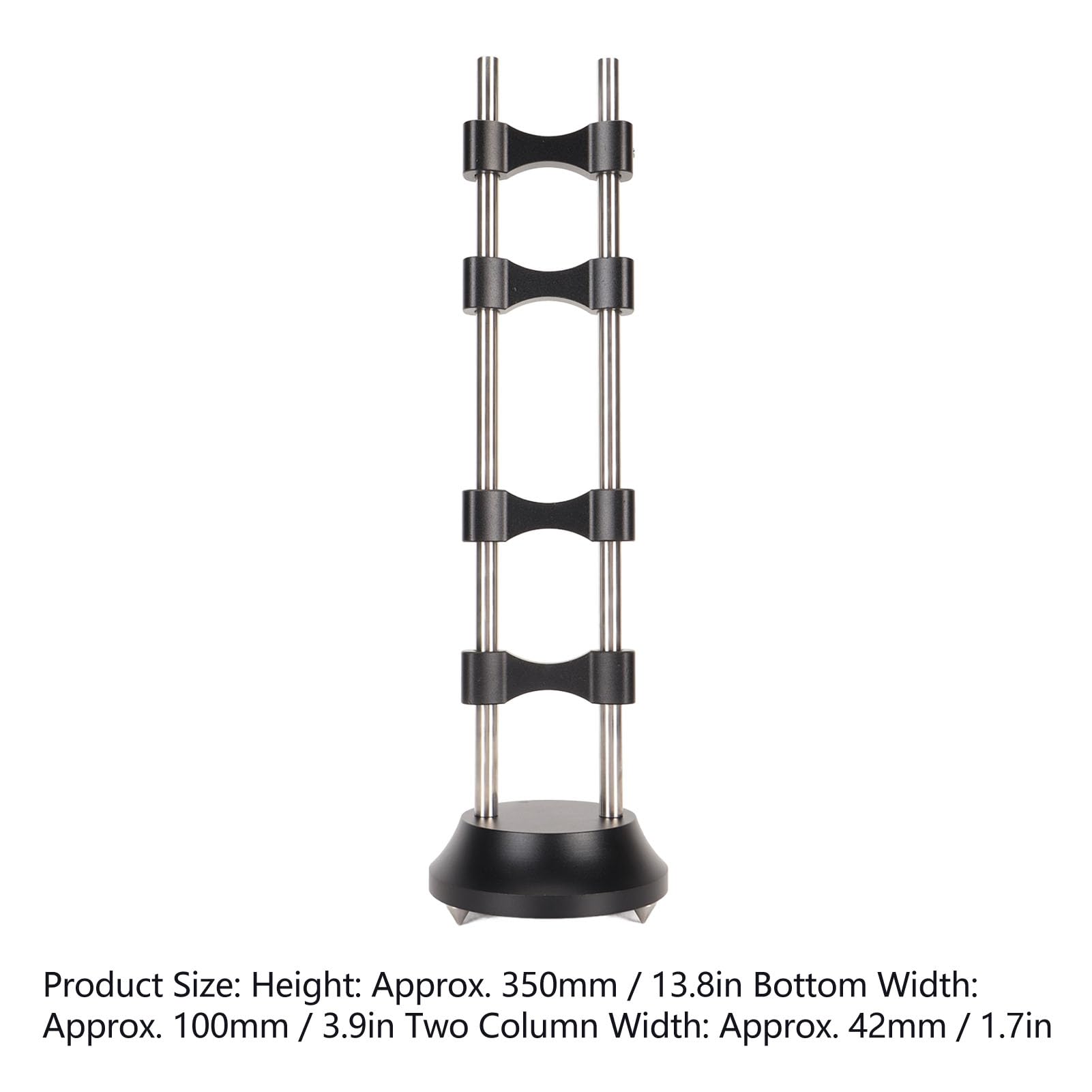 Uchwyt do podnoszenia kabli HiFi, stojak na kable HiFi ze stopu aluminium, stojak na kable z redukcją drgań z antypoślizgową podstawą, do głośników,