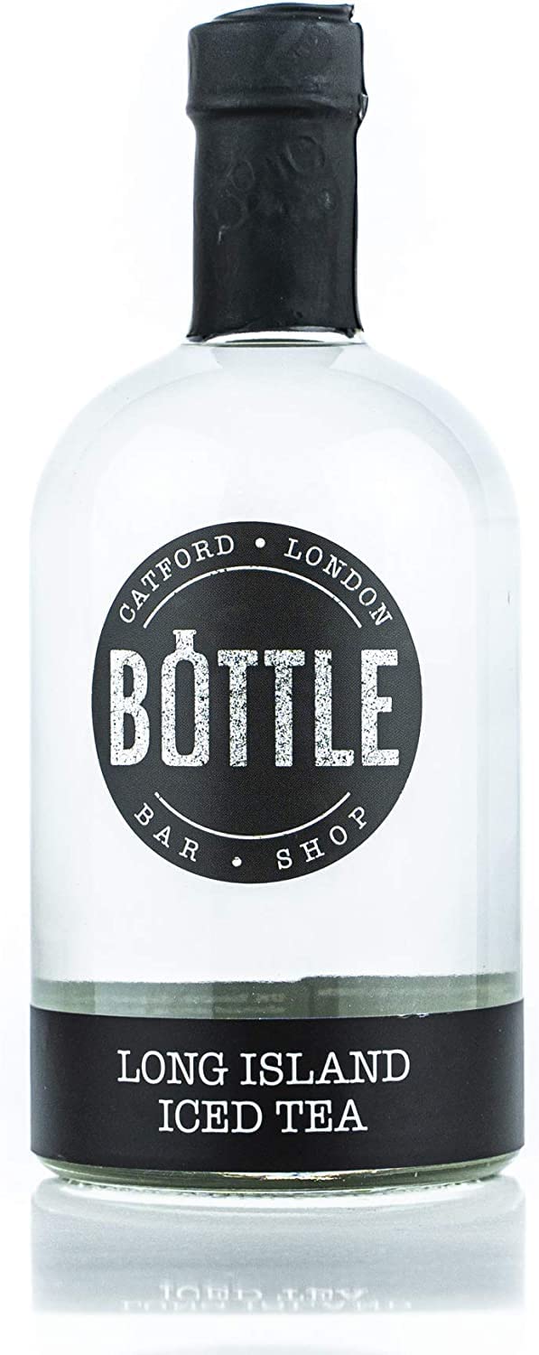BOTTLE cocktails: Long Island Iced Tea, Pre-Mixed (38% abv, 50cl) Ready to Serve (British Vodka, British Gin, Rum, Tequila, Orange Liqueur) Vegan Friendly, Small Batched