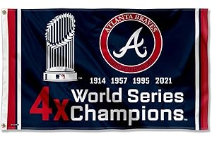 WinCraft Atlanta Braves 3x5 Champions Flag