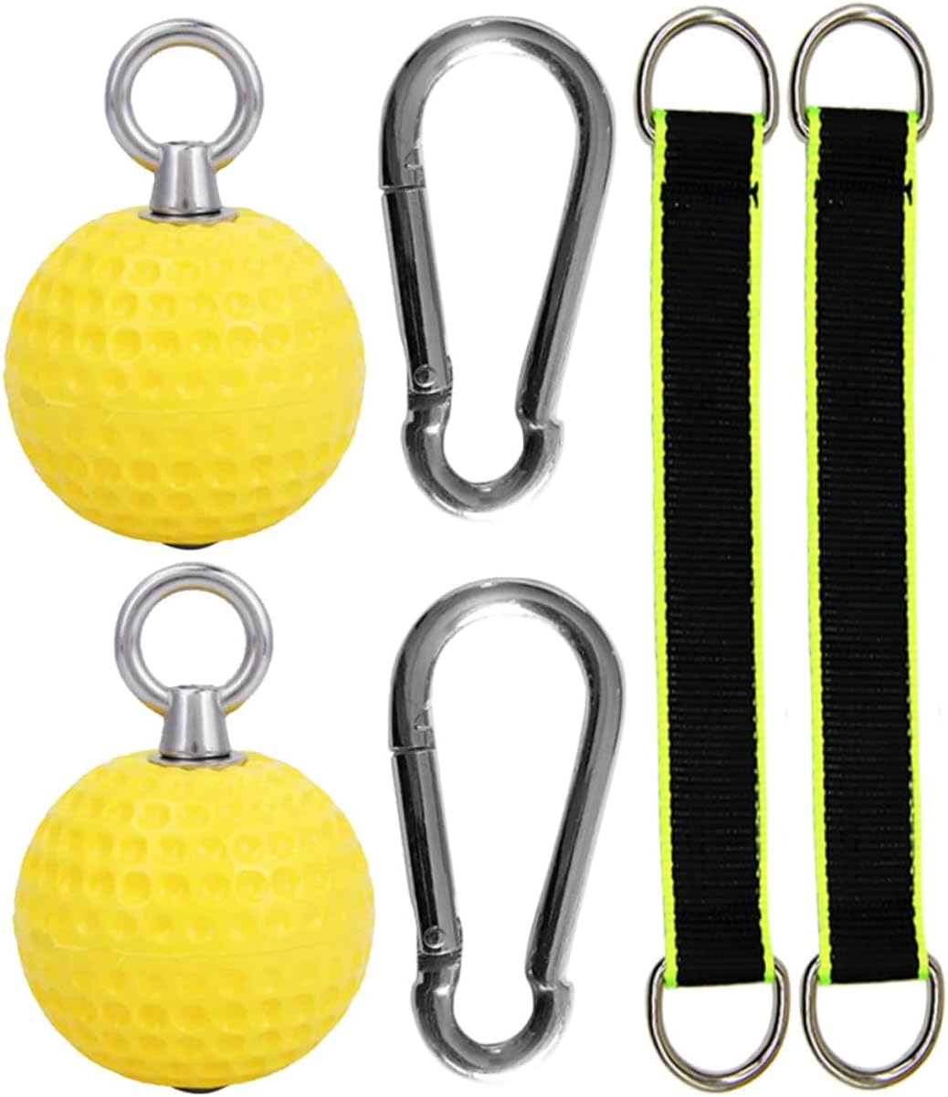 Forearm Grip Strengthener Ball Compact Hand Grip Trainer for Muscle and Pull-up Support Non-slip Fitness Equipment for Rock Climbing Tennis Guitar Players and Home Workouts