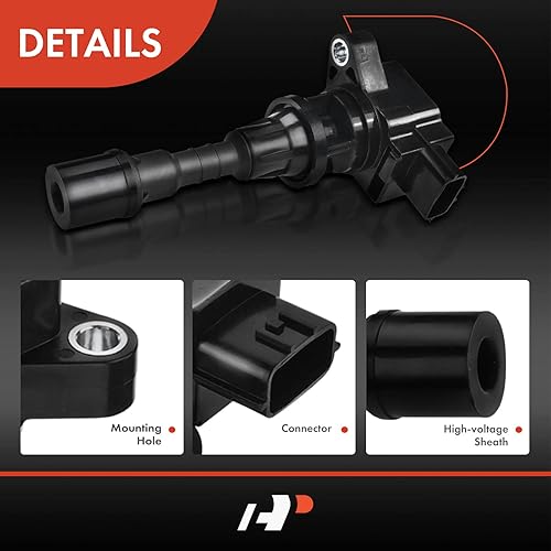 Miniatura 5 de A-Premium Paquete de bobinas de encendido compatible con Mazda 5 2006 2007 L4 2.3L 4-PC Set