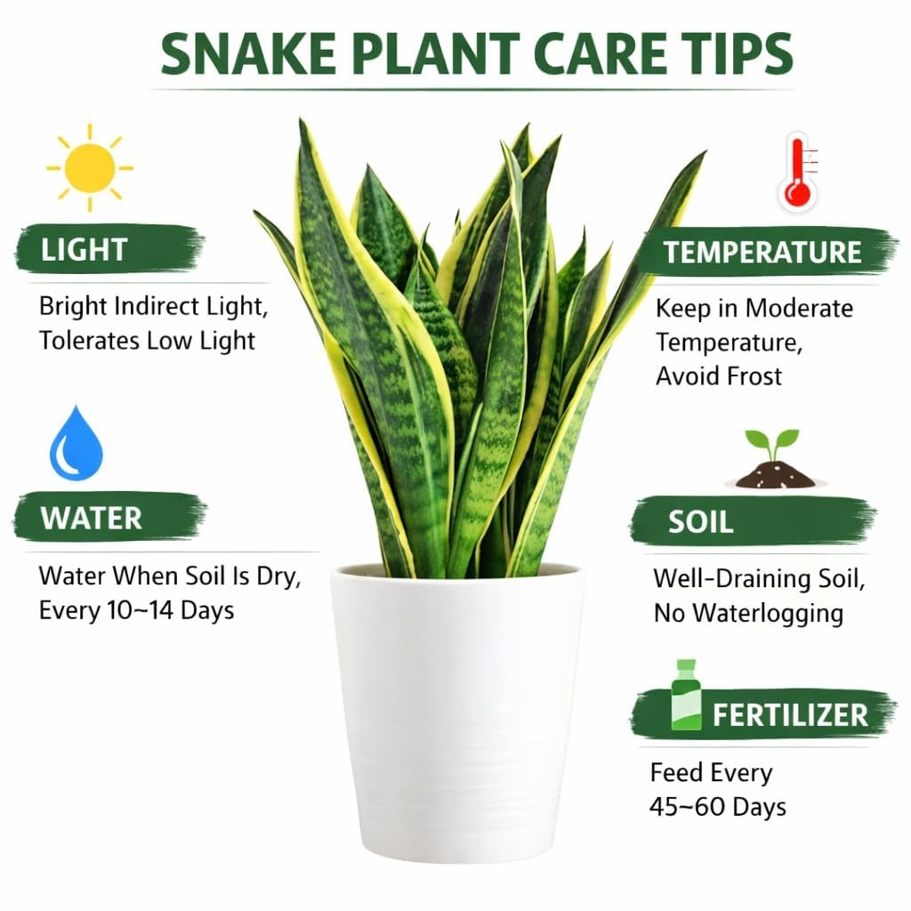 Snake Plant - The Ultimate Air Purifying Plant -4 Snake Plant - The Ultimate Air Purifying Plant -4