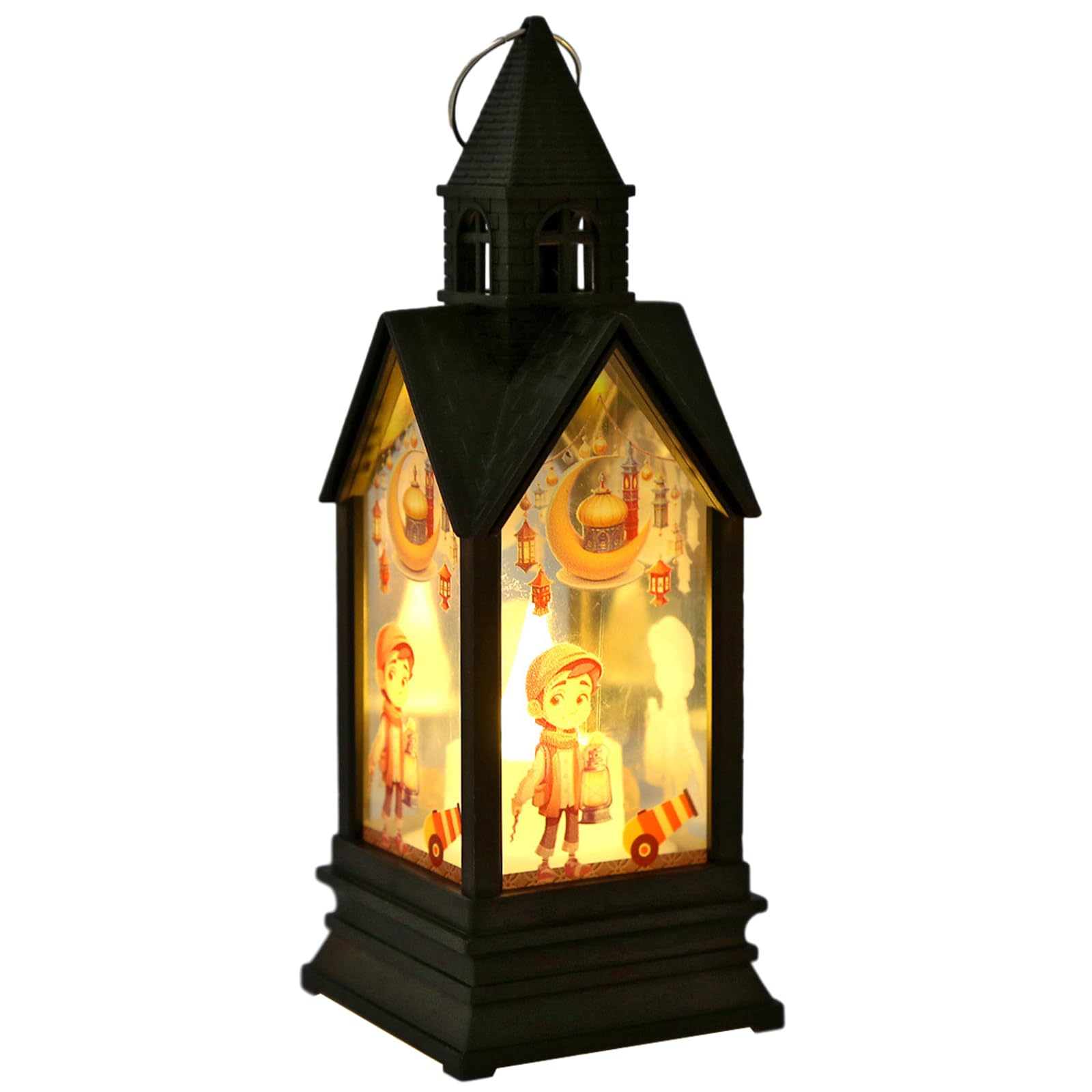 Buxuaaaa Muslims Ramadans Decorations Lanternn Ornament EidMubarak LED Festival Nightlight Gift Gurbang Ramadans Decorations Muslims Lanternn