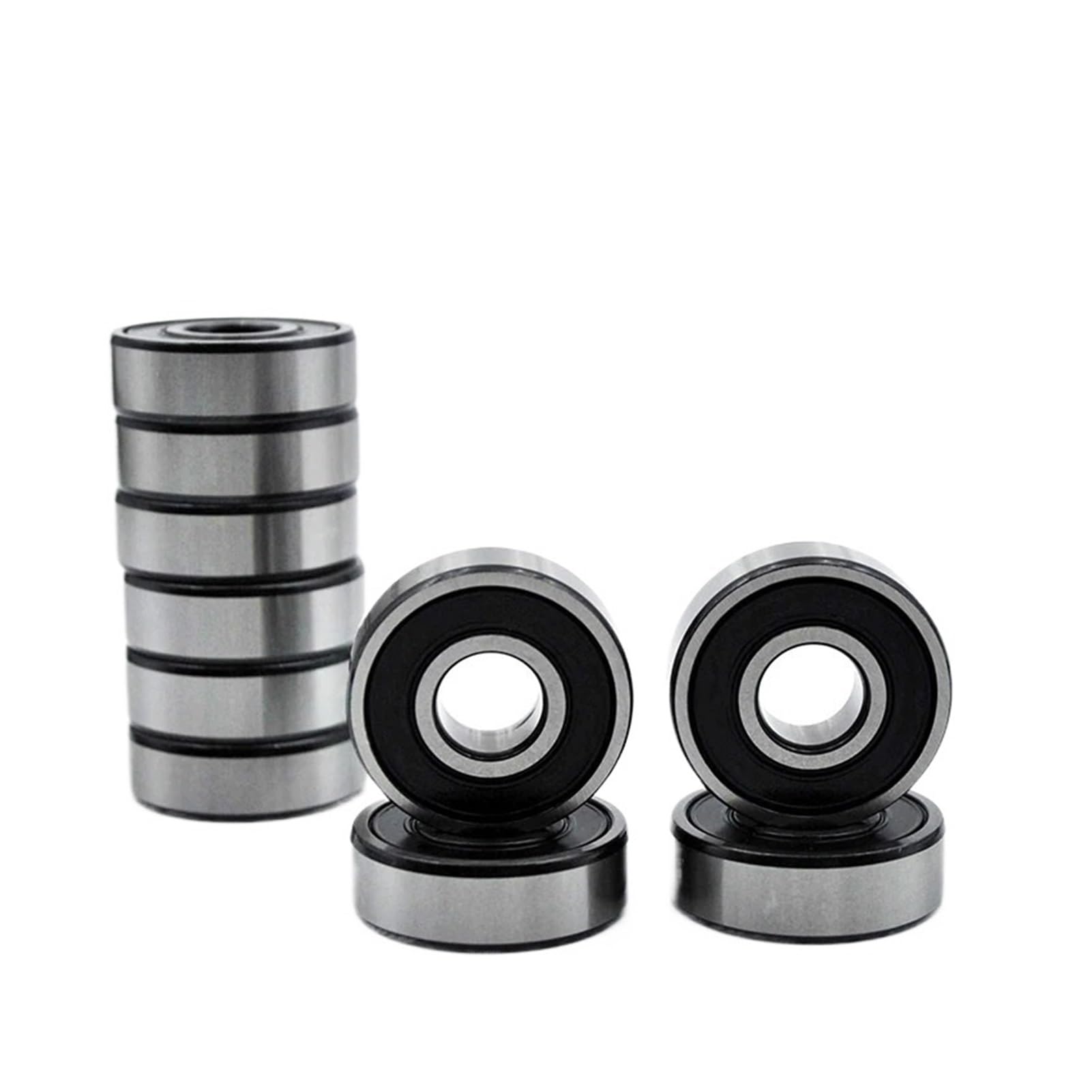 Rodamientos DDU de alto rendimiento for ruedas patines y monopatines, 10-100 unidades, 608, 606, 607, 609, 625, 626, 627 628 ZZ, 2RS 2Z(607 ZZ Normal,100Pcs)
