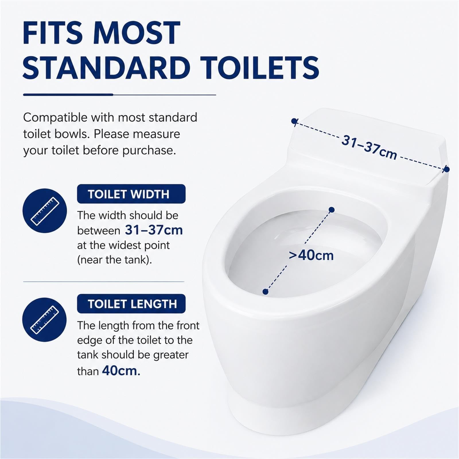 Raised Toilet Seat with Lock, Portable Toilet Seat Riser