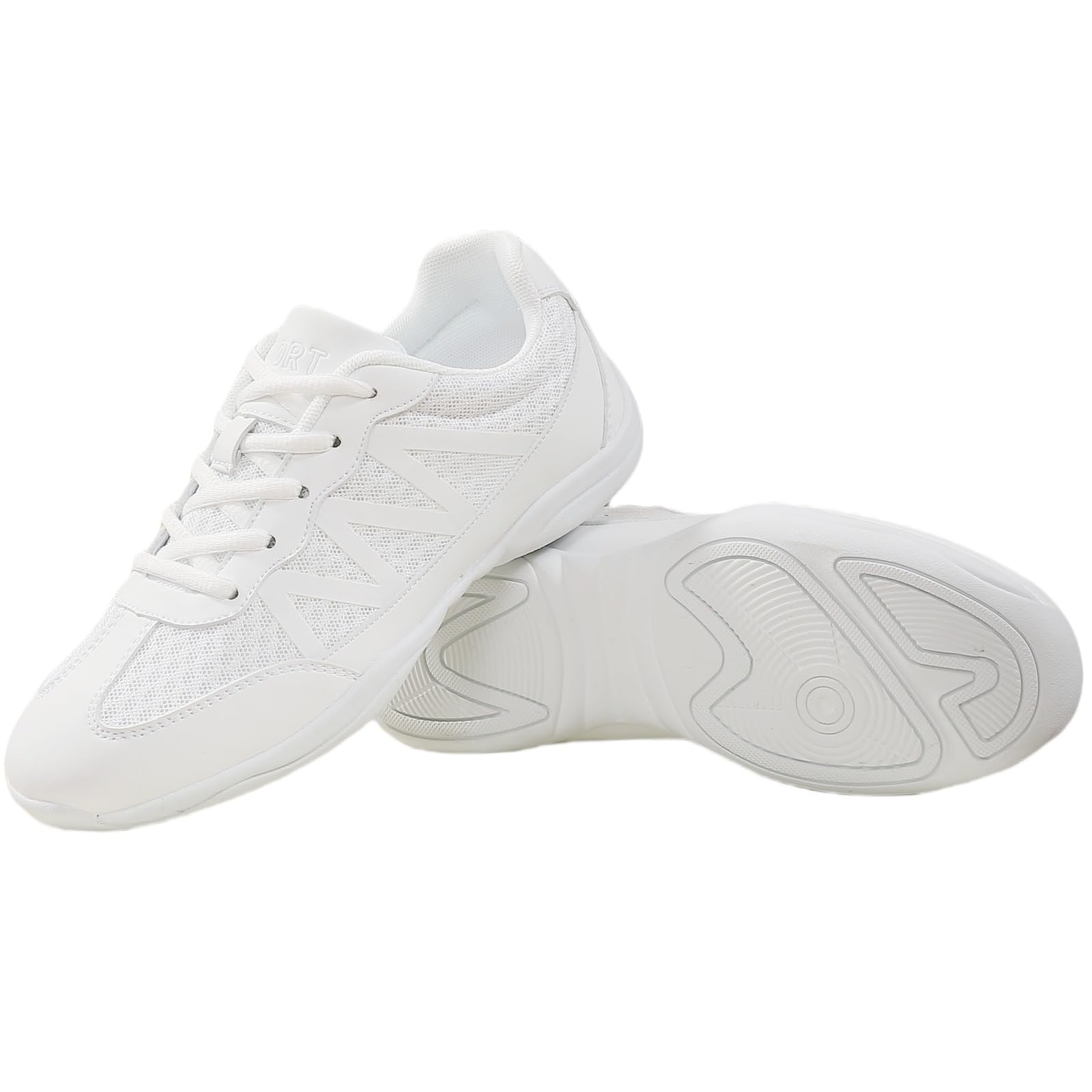 Scarpe da Cheerleading Cheerleader Donna Scarpe Allenamento Cheer Varsity Ginnastica Bianche Bambino Jazz Yoga per Ragazze da Ballo per attività all'Aria Aperta con Lacci