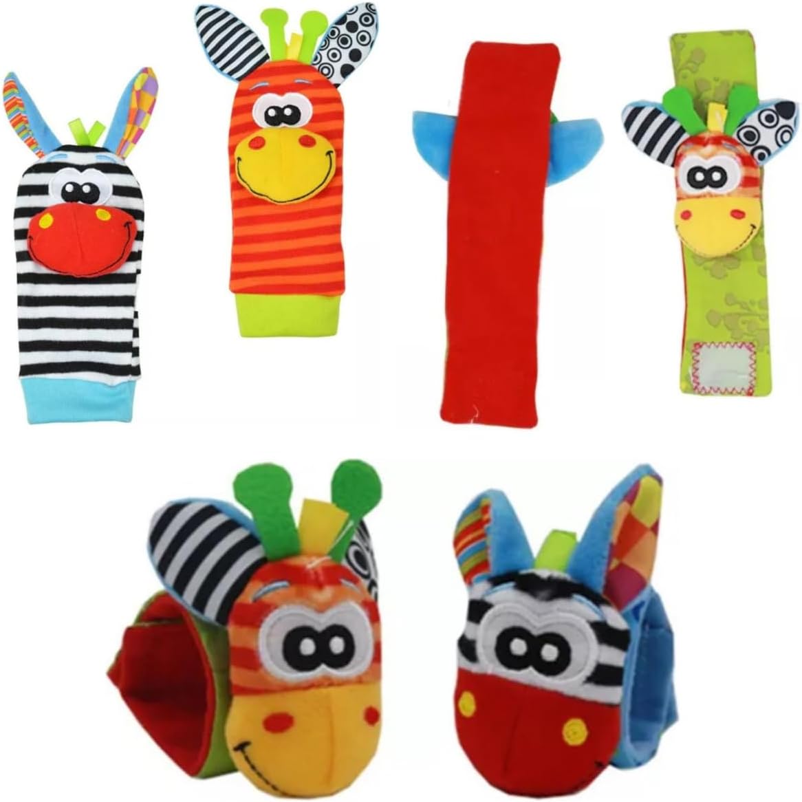 Kit Meias E Pulseiras 4 Peças Cho calho Bebê Infantil