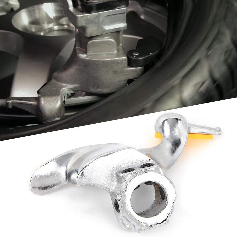 KIMISS Changeur de pneu de voiture en acier inoxydable, accessoires de tête de canard de démontage de montage de tête de changeur de pneu avec coussinets de protection(28MM)