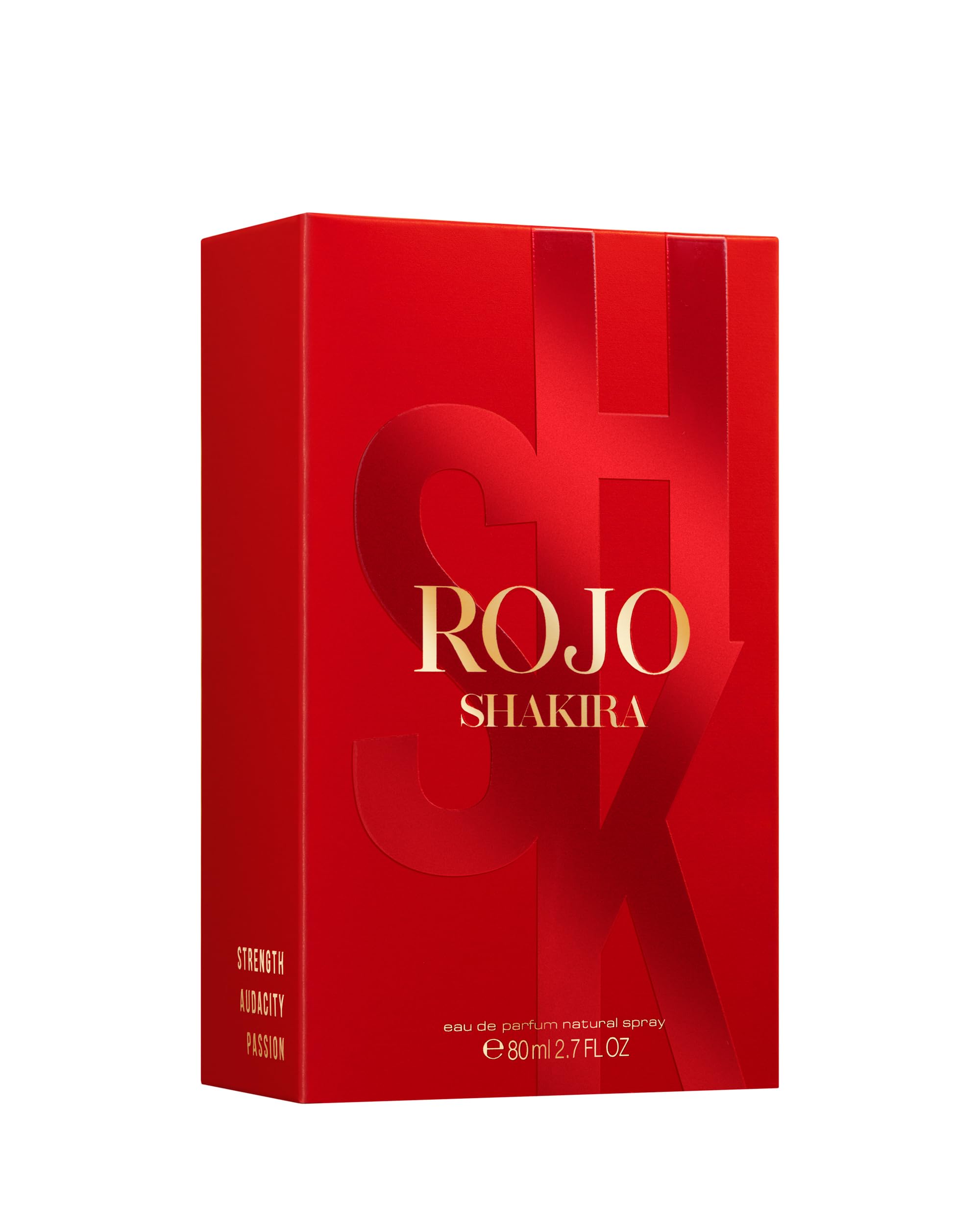 Shakira Perfumes - ROJO Eau de Parfum For Women - Long Lasting - Powerful, Sensual and Charming Scent - Floral, Spicy and Amber Notes - Ideal for Day Wear - 2.7 Fl. Oz