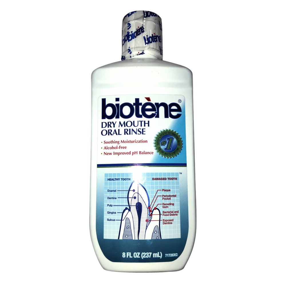 biotèneDry Mouth Oral Rinse, Fresh Mint 8 oz (Pack of 4)