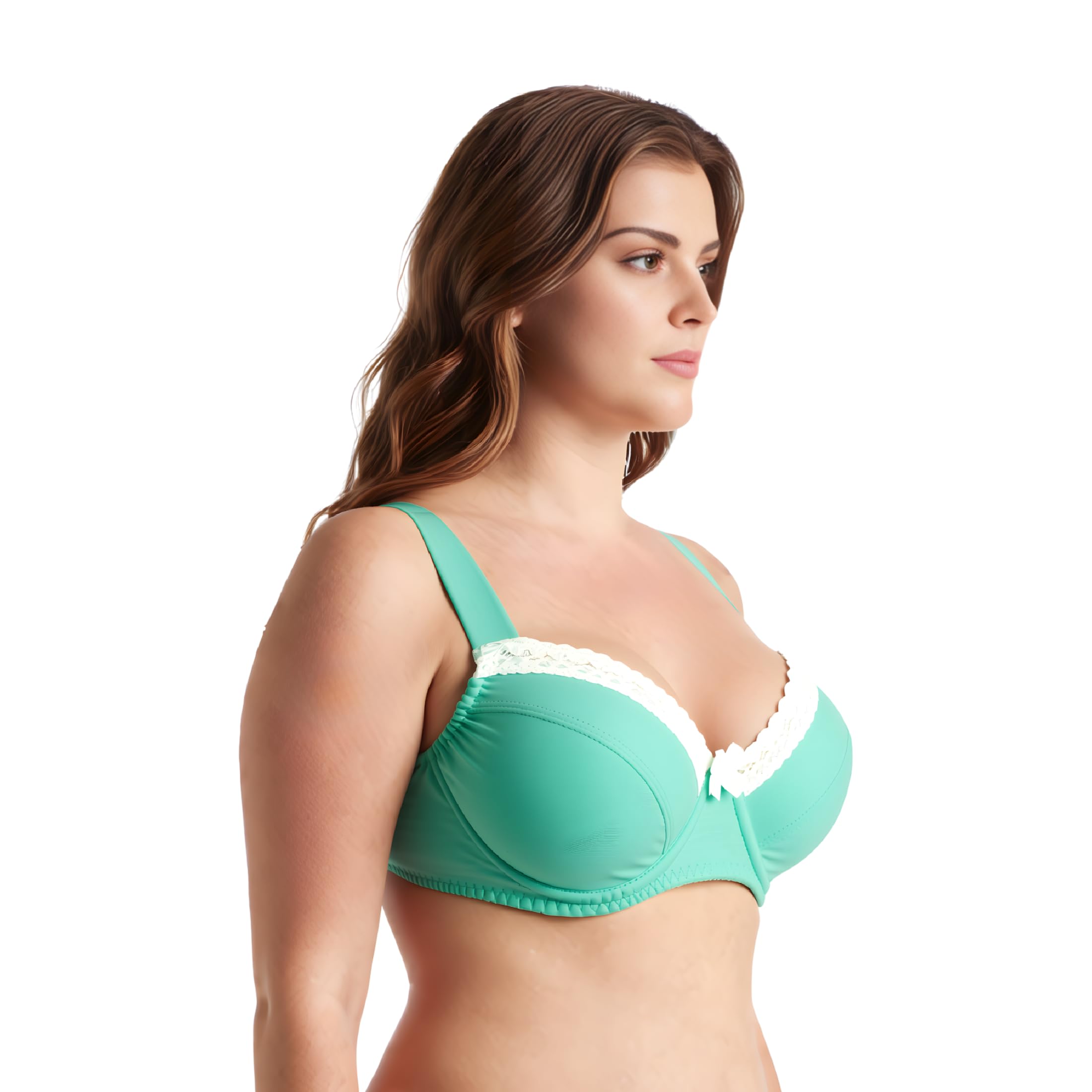 Curve Muse Sostén de Algodón con Aros o Sin Aros | Estampado, Transparente, Aros