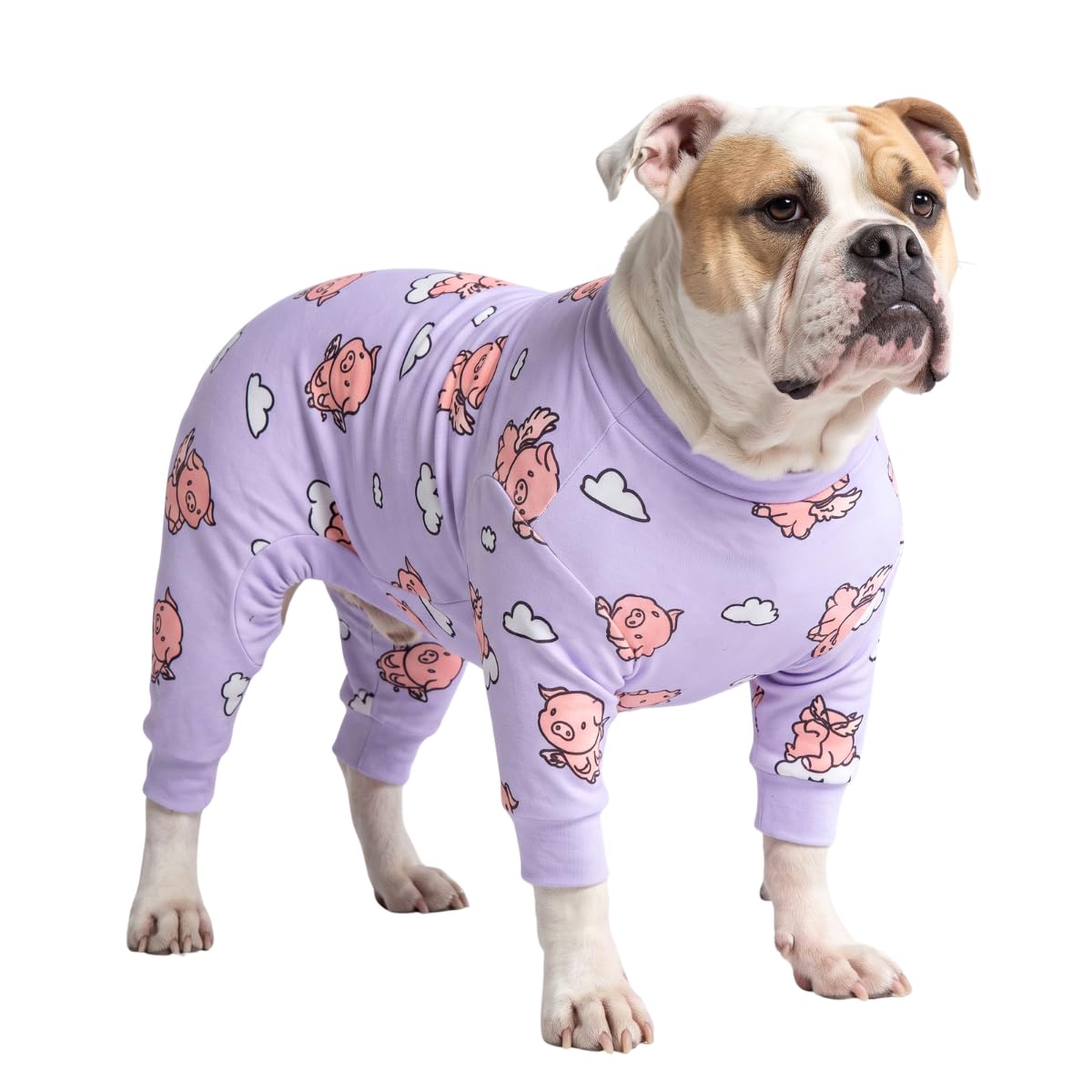 Spark Paws Dog Pajamas - Stretch Onesie Recovery Full Leg Surgery Suit PJS