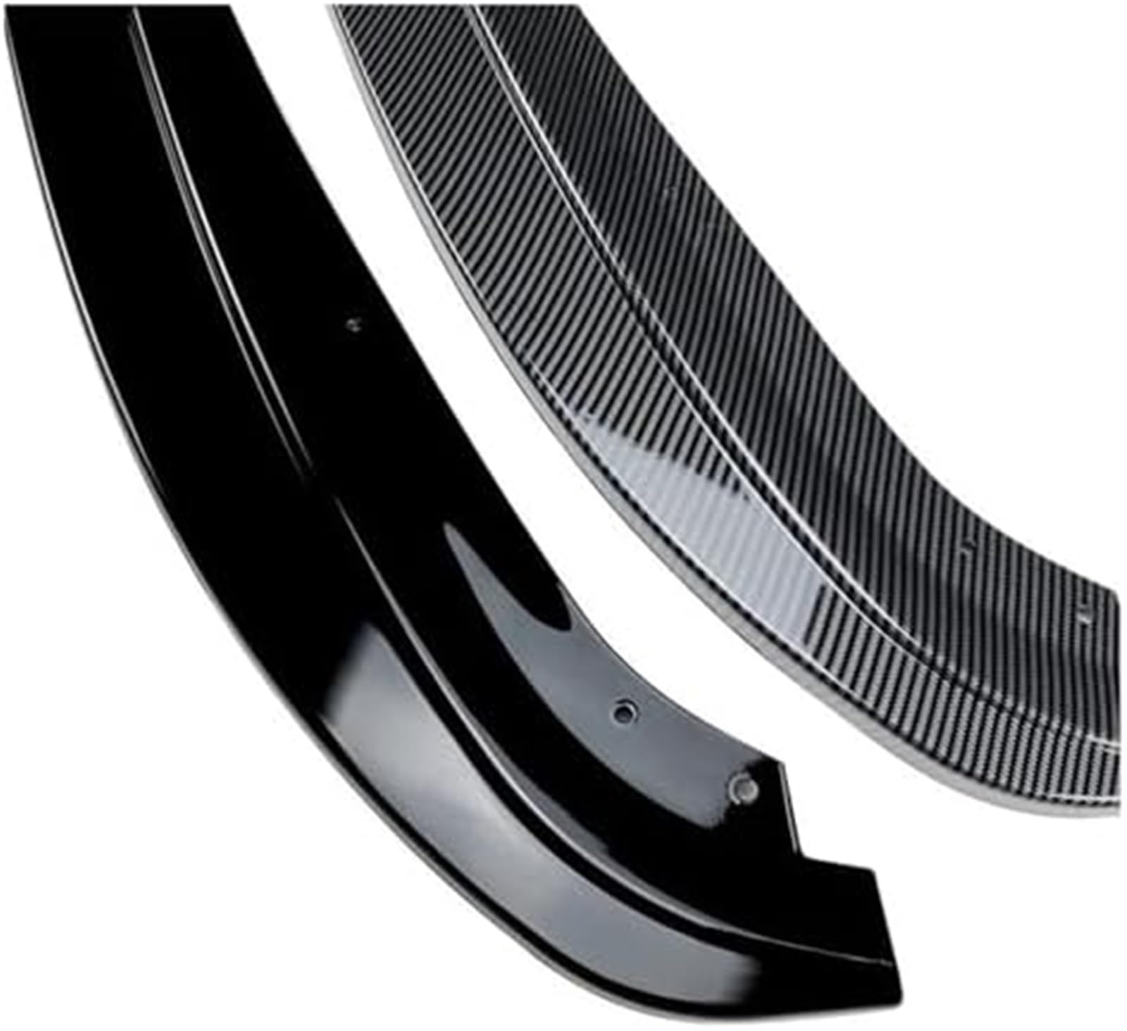 Splitter Car Front Bumper Lip Body Kit Spoiler Splitter Bumper Canard Lip Splitter, do BMW, Seria 3 E90 E91 LCI Facelift 2007-2012 Lip Splitter (wygląd karbonu) Dyfuzor rozdzielacza samochodow