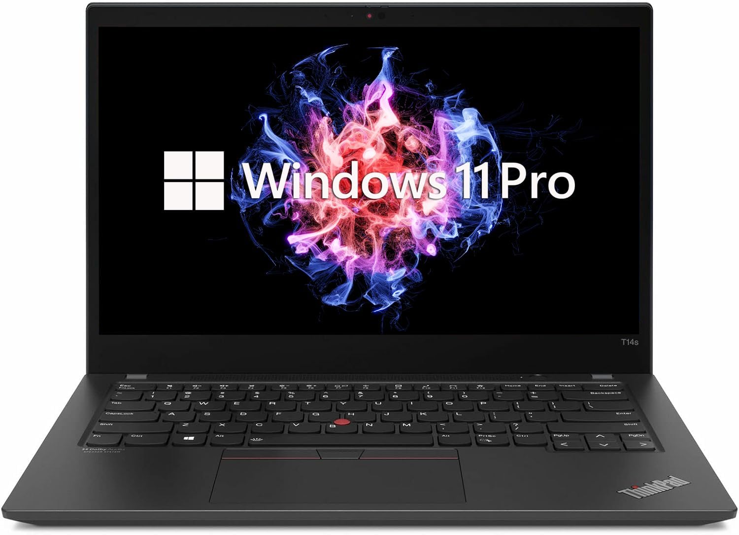 Lenovo ThinkPad T14s Gen 2 Business Laptop, Display da 14" FHD (1920x1080), Processore Intel Core i5-1145G7, RAM 16GB, Storage 512GB SSD, Tastiera QWERTY, Windows 11 Pro (Ricondizionato)