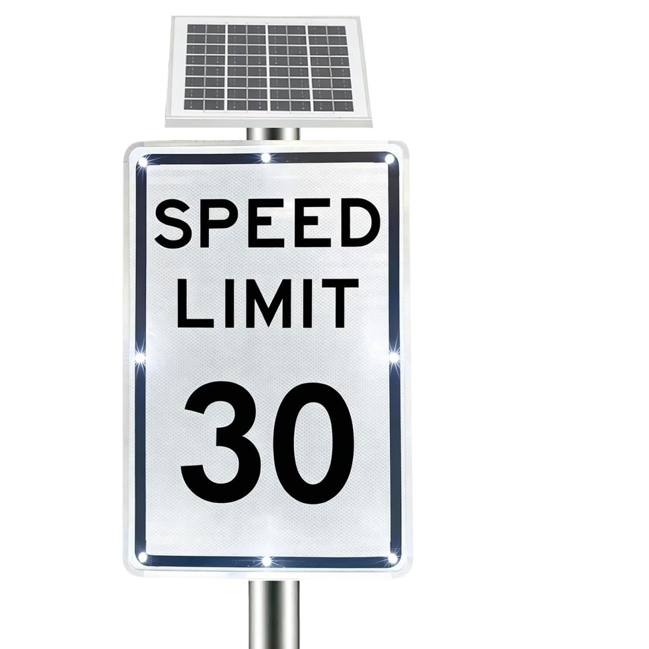 18"X 24"Solar Active Traffic Sign, Road Traffic Warning Sign