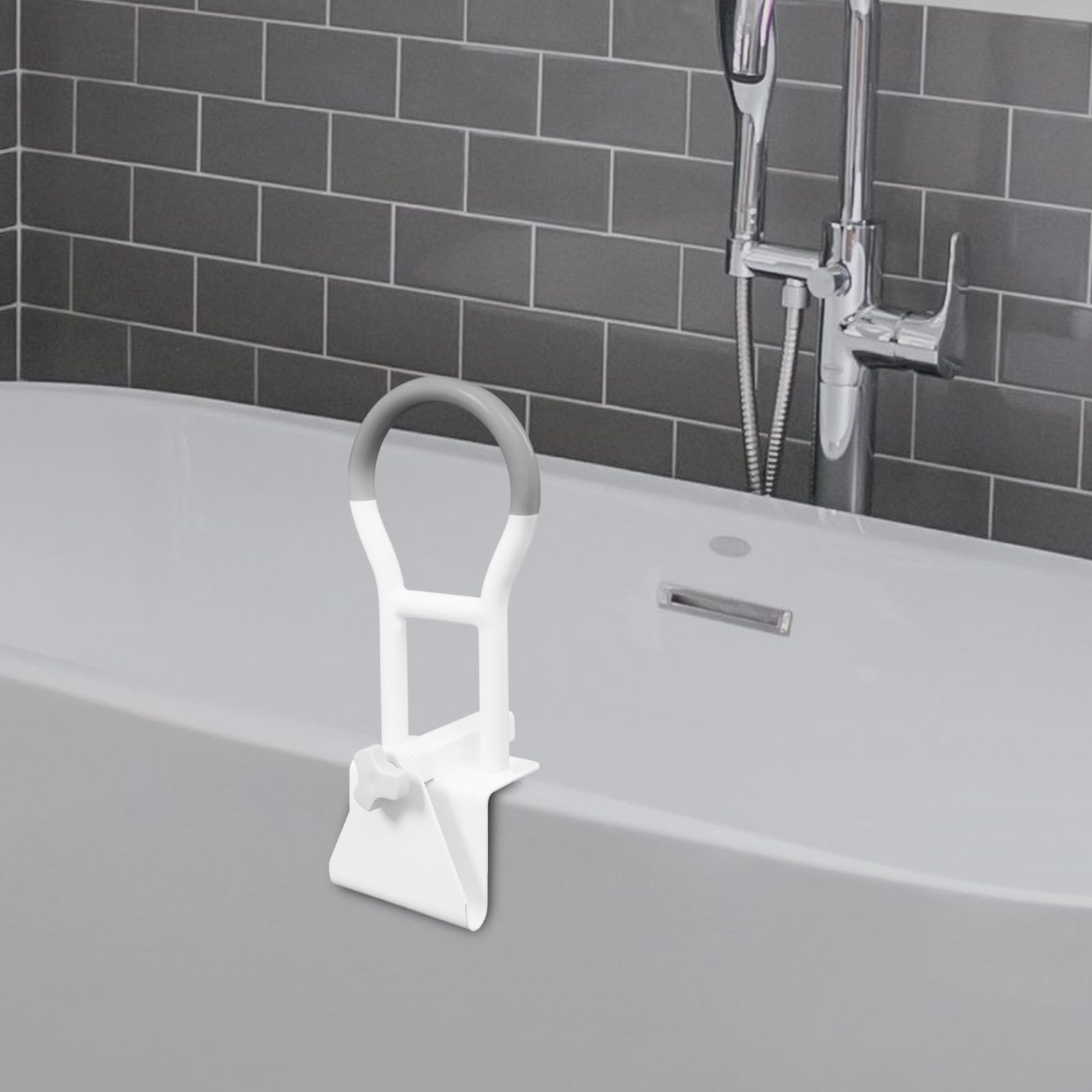 Asidero para bañera con un grosor de pared de 8 a 16 cm.