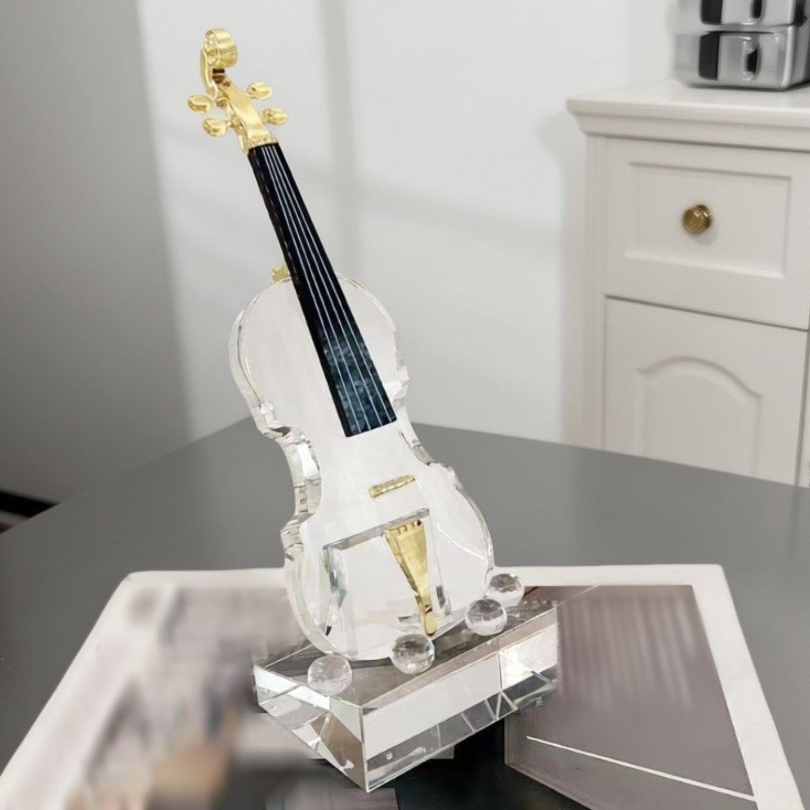 Scultura di Violino, Decorazione Della Tavola, Articoli per Feste, Musica