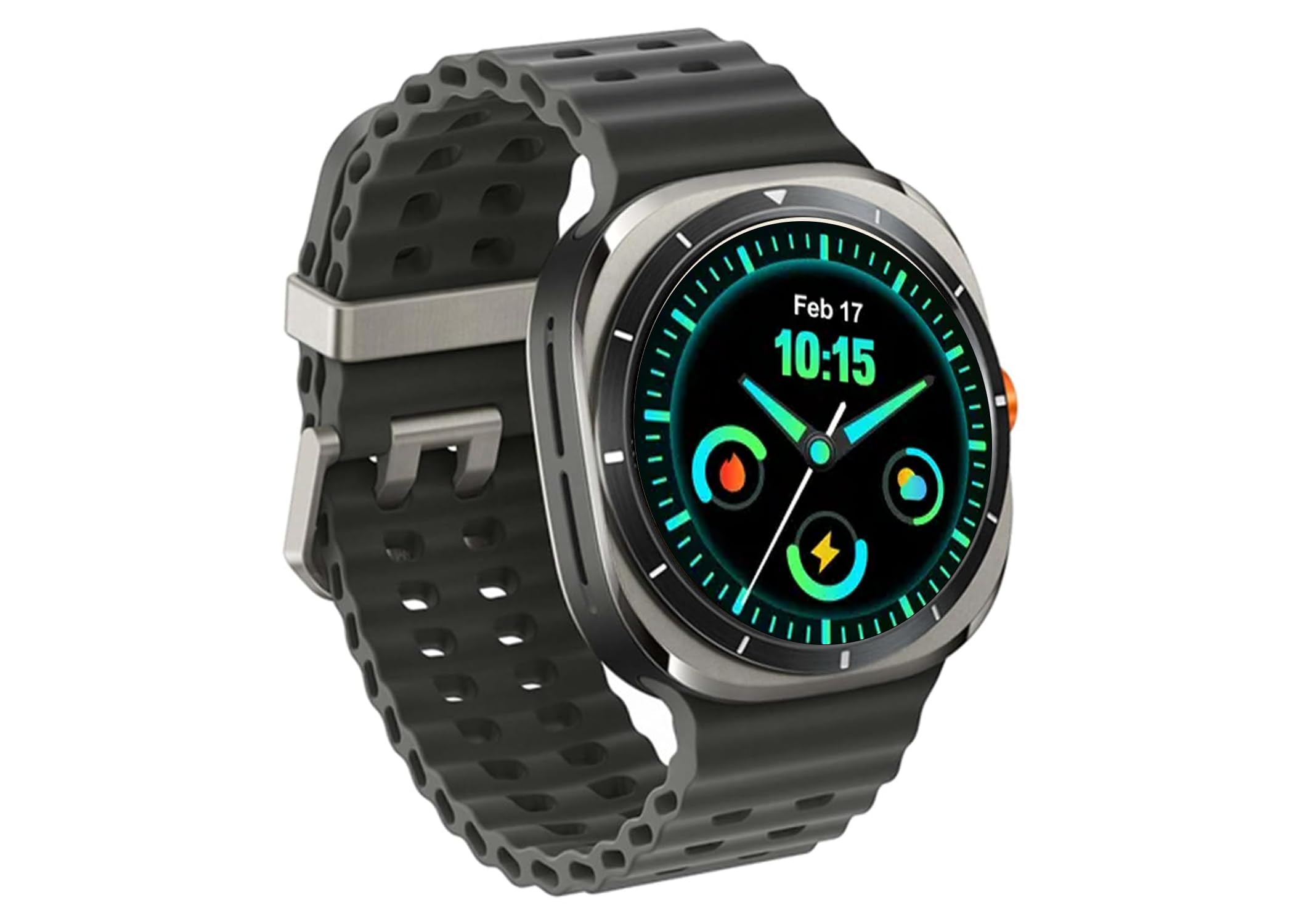 Samsung Galaxy Watch Ultra 3,81 cm (1.5") AMOLED 47 mm Numérique 480 x 480 pixels Ã‰cran tactile 4G Argent Wifi GPS - [Versiones italiano, húngaro, polaco, rumano, austriaco y suizo]