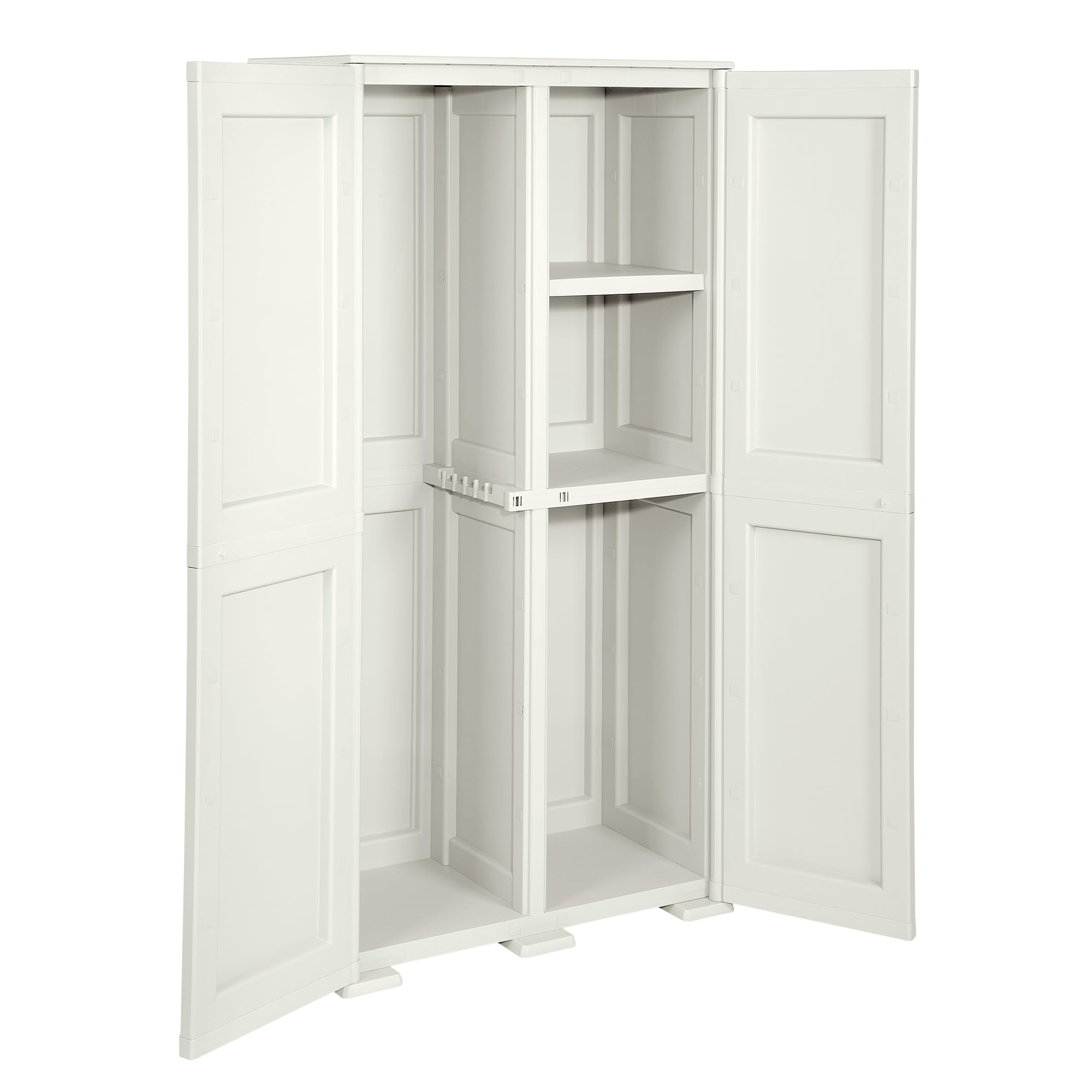 Tontarelli S.p.A. PORTASCOPE SIMPLEX con 1 RIPIANO Panna Mobile Contenitore, 79X43XH164CM