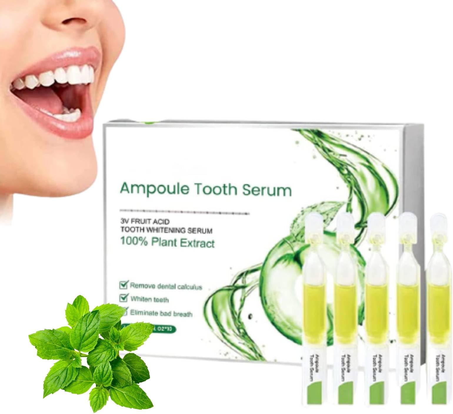 Qosneoun TLOPA Ampoule Toothpaste, TLOPA Ampoule Tooth Serum, Ampoule Essence Toothpaste, Teeth Whitening Essence, Removal of Tartar and Plaque (1box)