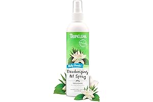 TropiClean Sweet Baby Powder Spray: For irresistibly fresh dogs with soft baby powder scent