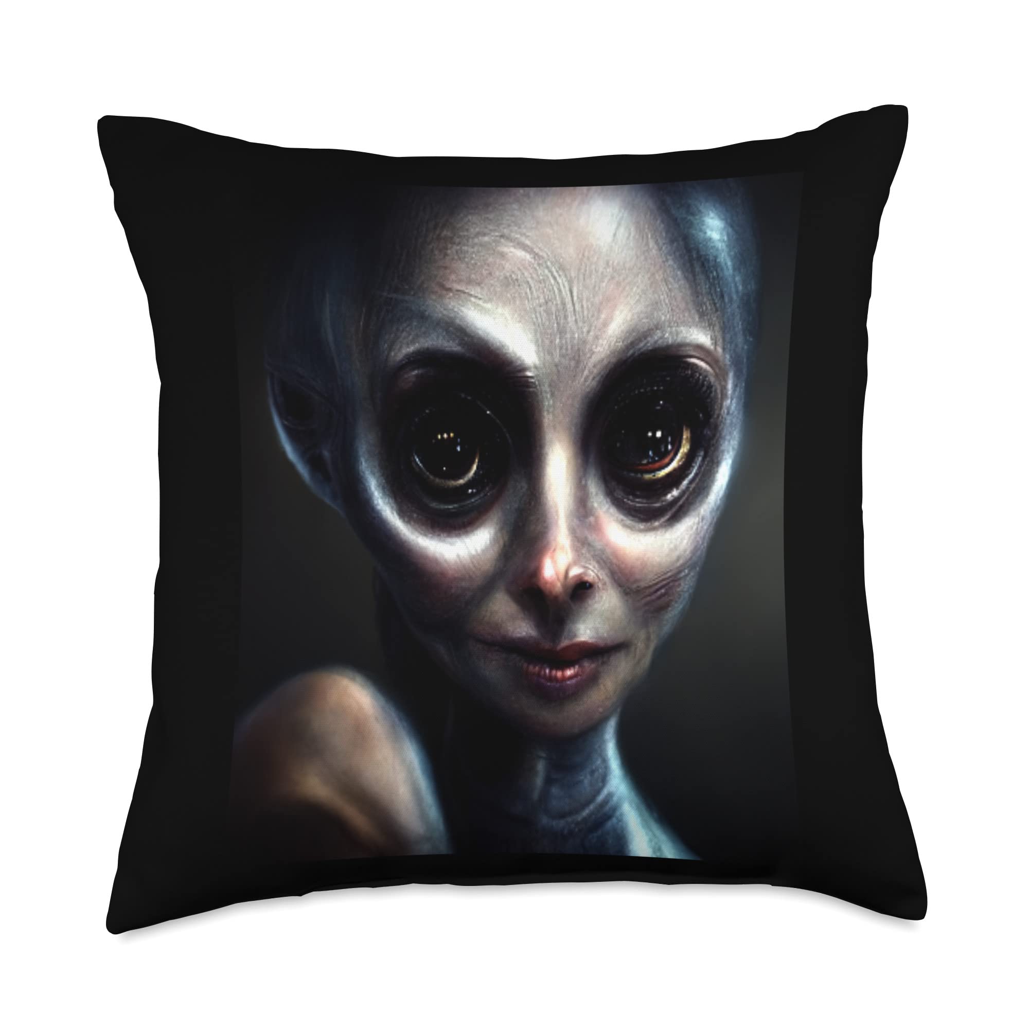 Alien Space.Co Alien Space Weird Men Women Boys Girls Gift Throw Pillow, 18x18, Multicolor