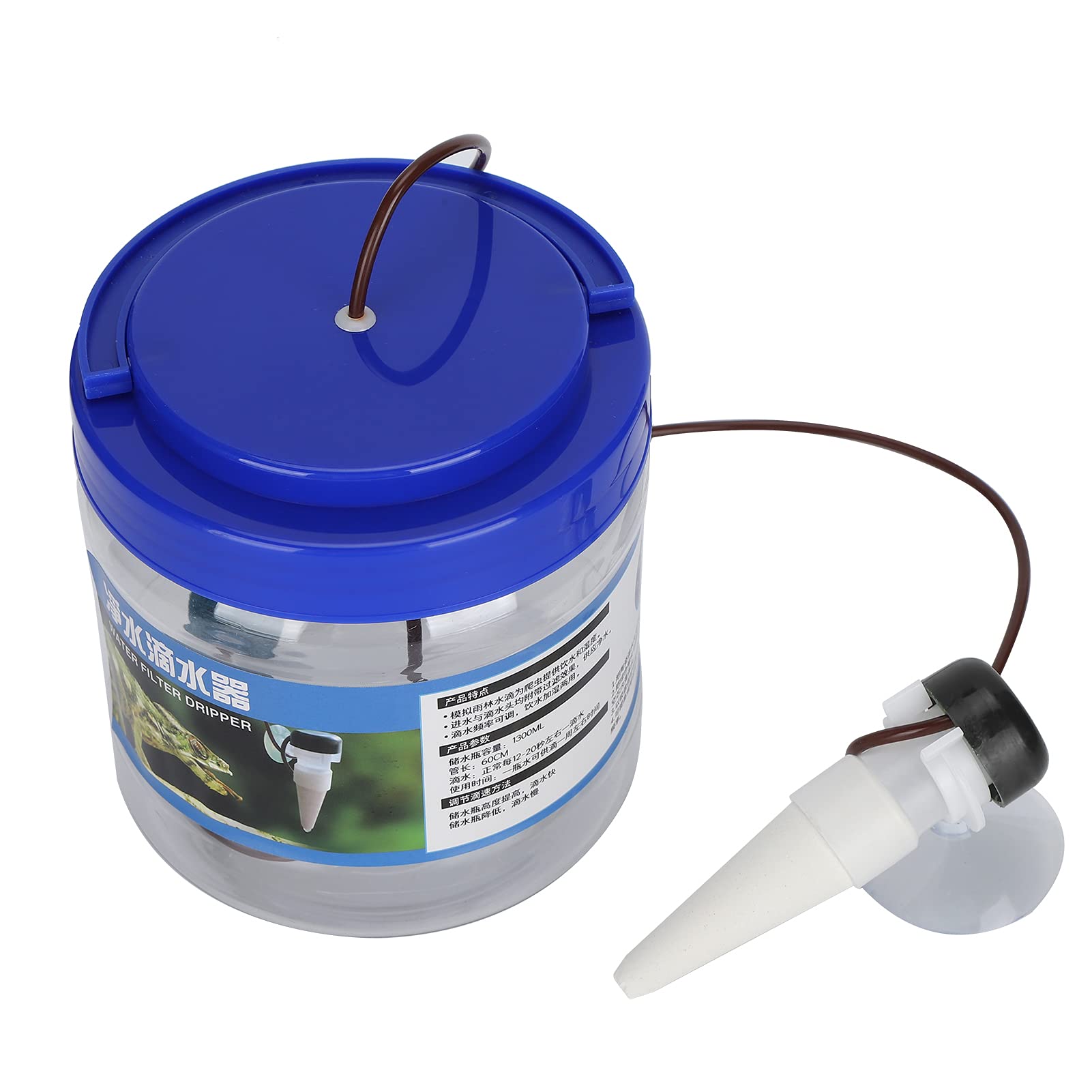 Shanrya Defult Reptile Watering Dripper For Reptiles, Live Grills For Reptiles, Gecko, Food Plants, Irrigation Dripper For Other Small Reptiles