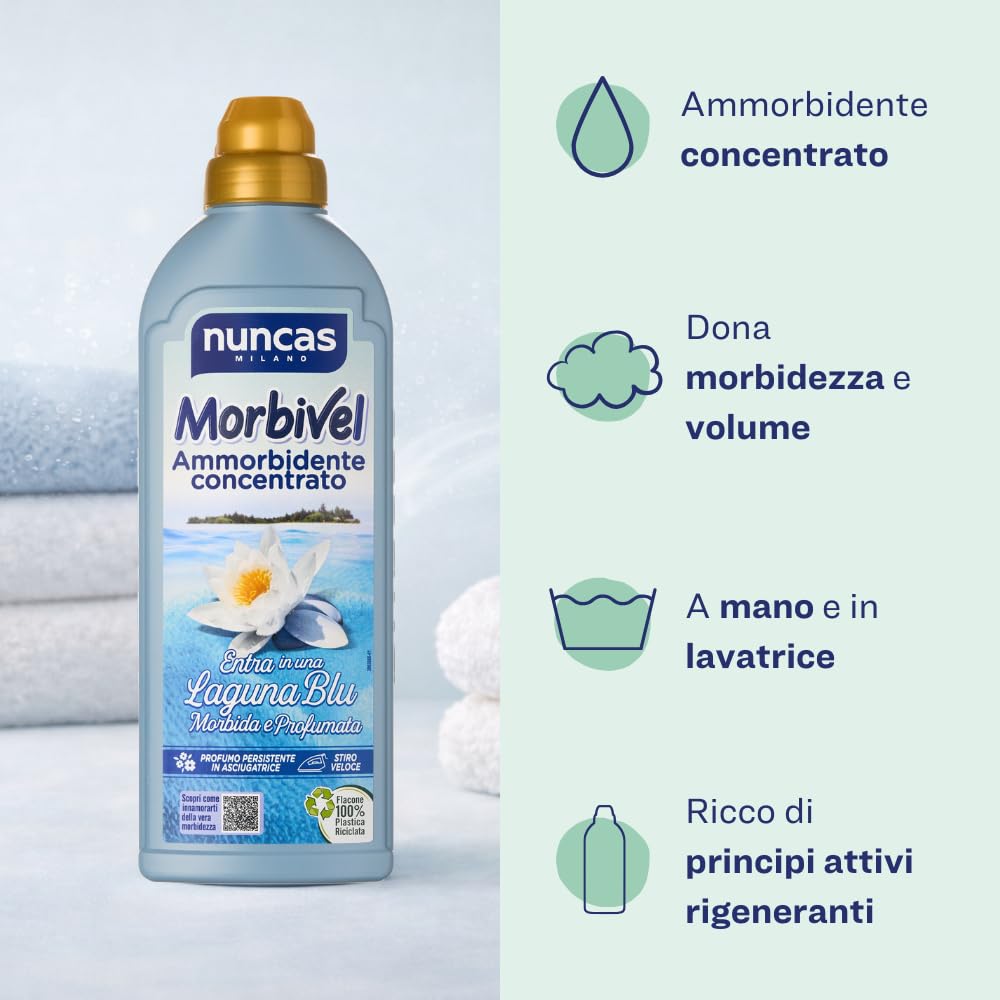 Nuncas Italia S.P.A. Morbivel Laguna niebieski - 750 ml