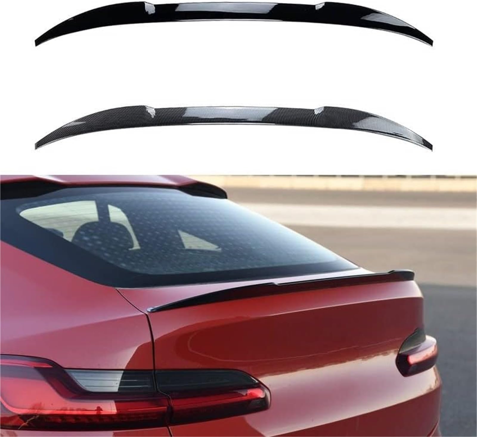 Per X4 G02 Auto Baule Posteriore Spoiler Ala Abs Coda Labbro