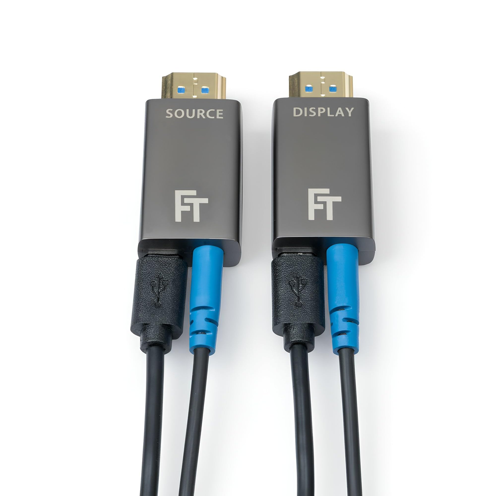 FeinTech ProFibre - Cavo HDMI in fibra ottica 8K 60Hz / 4K 120Hz Armored MPO Pure Fibre Cavo staccabile 48 Gbps eARC CEC (3000, centimetri)