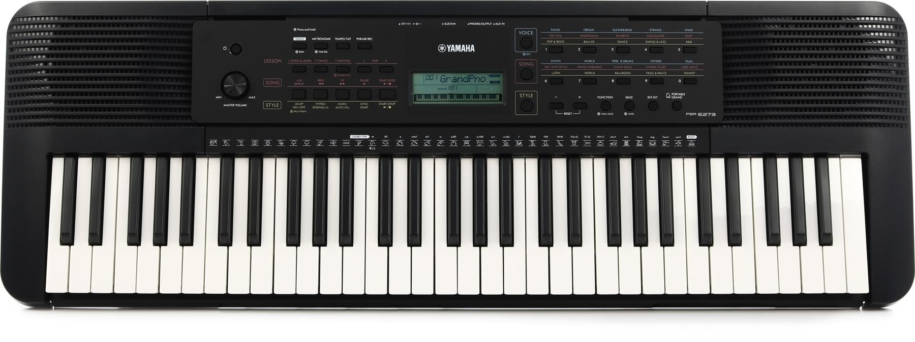Amazon.com: Yamaha, 61-Key PSR-E273 Portable Keyboard with PA130 