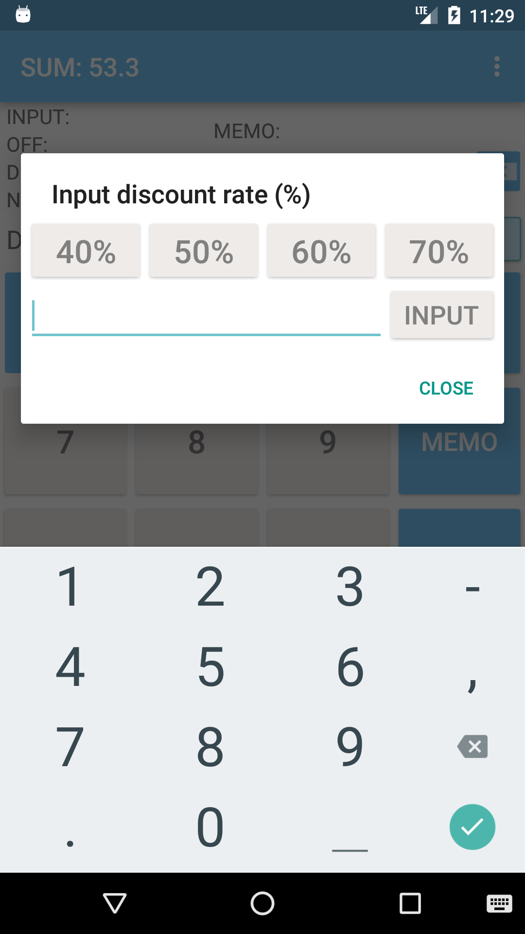 Shopping Calculator App on the Amazon Appstore