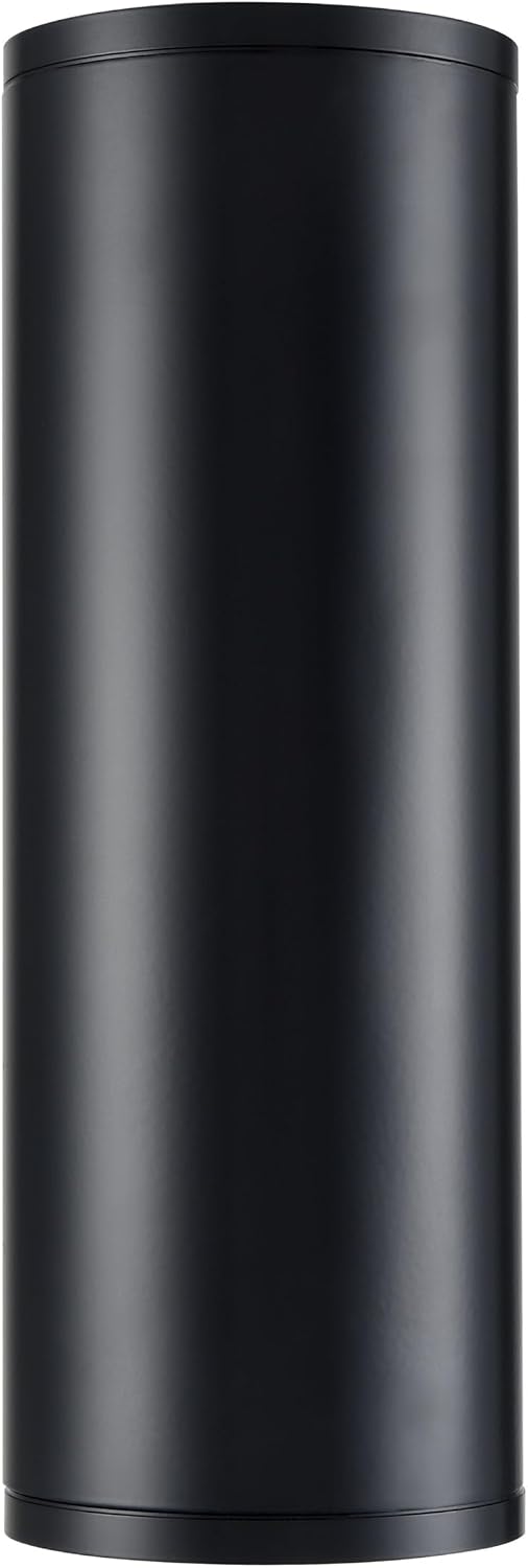 ML Lighting | Vegas Collection | LED42102-PBK | Outdoor LED Wall Sconce in Powder Coated Black with Frosted Glass Shade | Corridors, Gardens, Courtyards, Doorways, Back Yards, Patios
