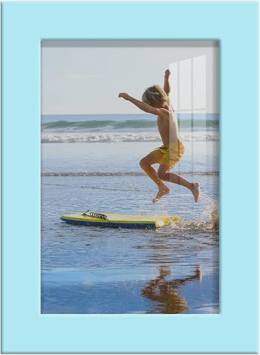 Miniatura 15 de Renditions Gallery - Marco para fotos de 11x14 pulgadas de estilo moderno de alta gama, hecho de madera maciza y cristal de alta definición listo