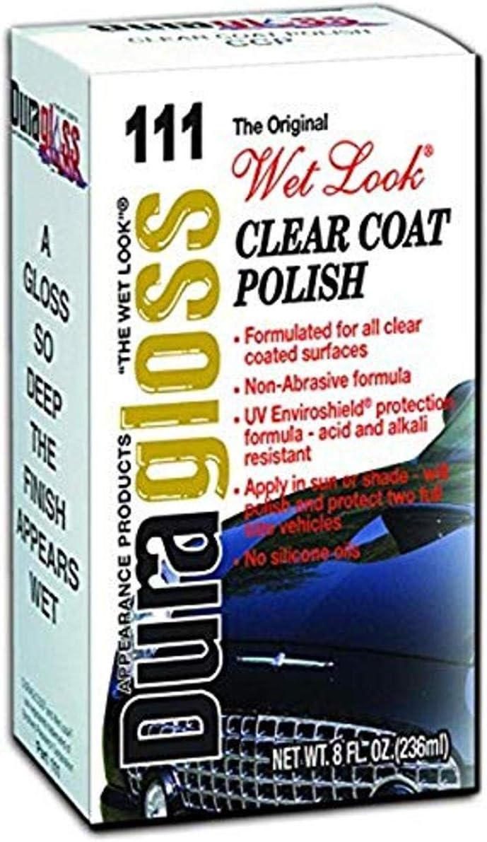 Duragloss 601 Polish Bonding Agent 8 oz., Black Bottle