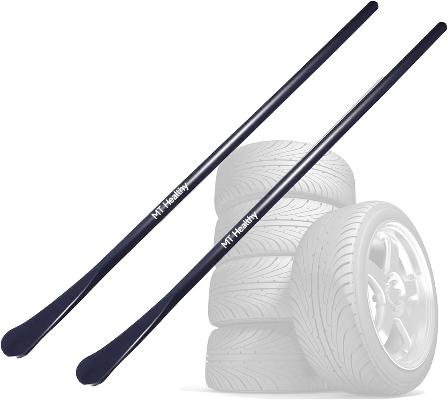 2 PCS 33220 Tire Spoons for Changing Tires, 30'' Tire Bars for Semi Tires，Tire Bar Mounting and Demount Used for Truck, Off-Road Vehicle, Bus, Tractor