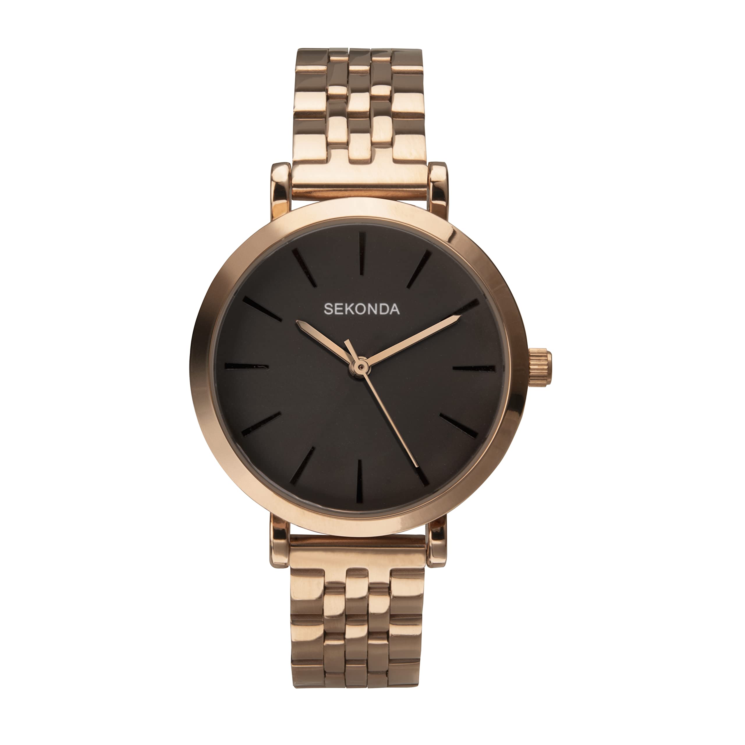 Sekonda Ladies Rose Gold-Tone 35mm Minimal Watch 40303