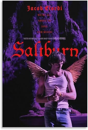 Pósteres e impresiones Saltburn 2023 - Póster de película en lienzo para decoración del hogar, decoración de dormitorio, lienzo, arte de pared, para