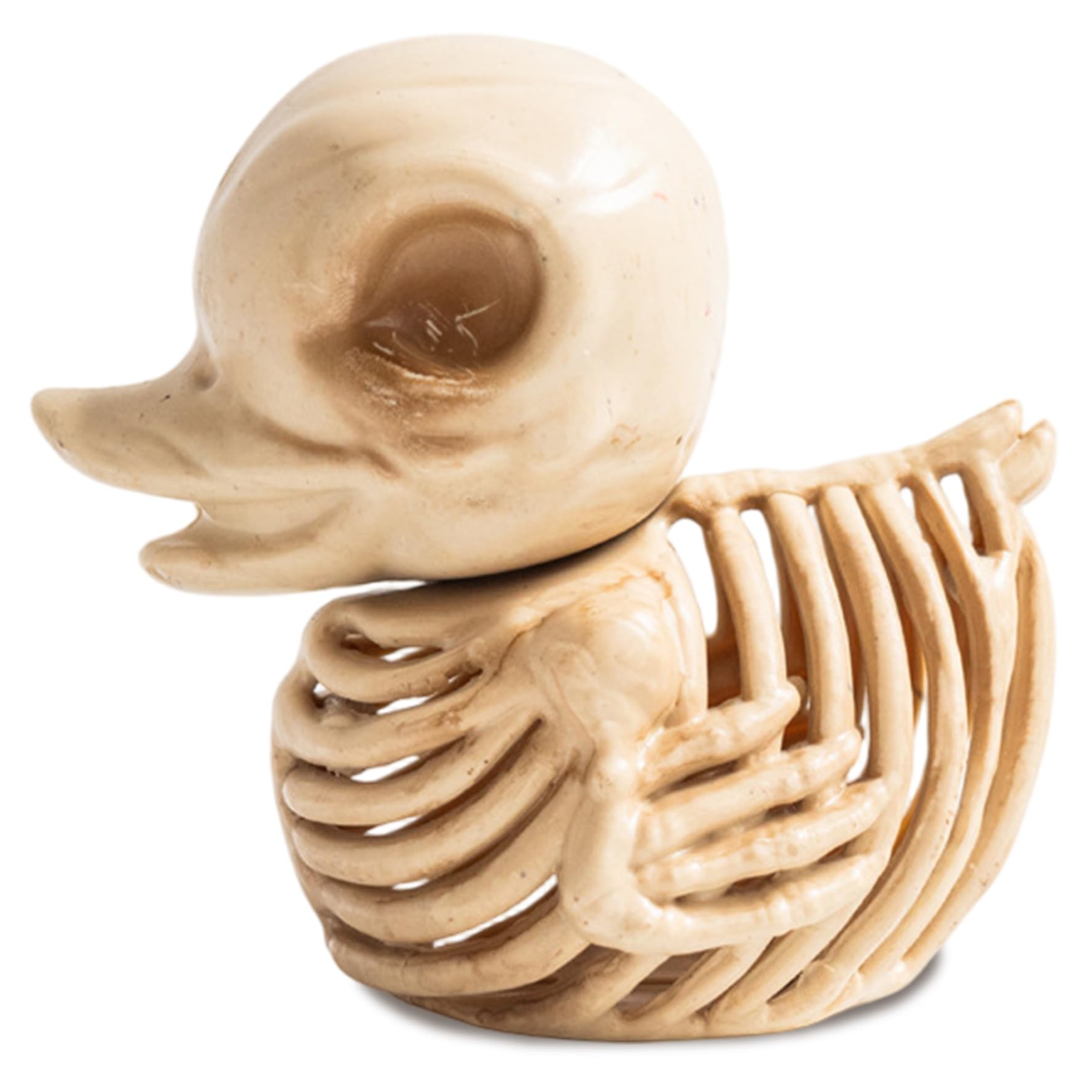 PithCogent Skeletons|Halloween Skeleton, 6x4x5 Plastic Realistic Duck Skeleton, Scary Skull Halloween Ducks For Indoor Outdoor Prop Party Trick Or Treat Decor