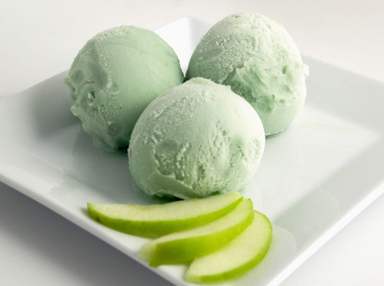 1,250 g helado o sorbete al sabor manzana verde para heladería, producto completo artesanal