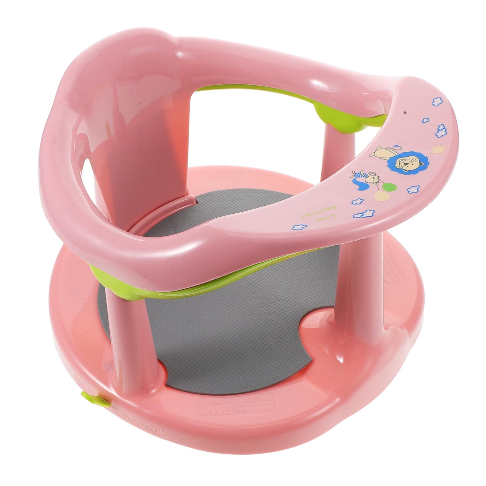 Milisten Asiento Pp de Baño Ñiño Antideslizante Superficie para Tpr y Material Taburete Seguro Fácil de Almacenar y Usar para Recién Nacidos Bañera