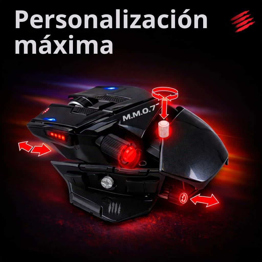 MadCatz M.M.O. 7+ Black Wireless Gaming Mouse
