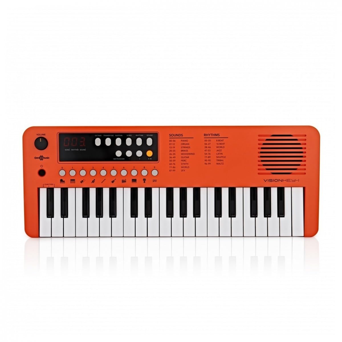 VISIONKEY-1 Mini Digital Piano for Kids and Beginners - Electric Piano Keyboard 37 Keys USB-C-image-45