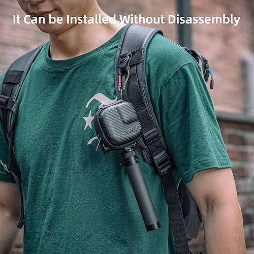 Miniatura 8 de SUREWO - Funda de transporte rígida para GoPro Hero 11, funda de transporte portátil de viaje para GoPro Hero 10987654, DJI Osmo Action 2, AKASO,