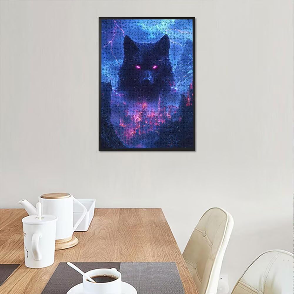 Puzzle 3000 Pezzi, Orso Lightning 3D Puzzle per Adulti Impegnativo, Educa Puzzles Artistico, Divertente E Stimolante Puzzles Decorativo per La Famiglia, Regalo e Decorazione Pareti DX0YL6-974